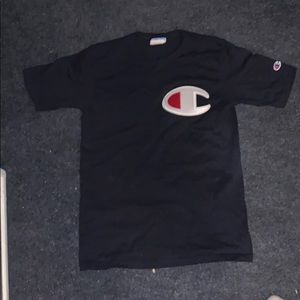 Embroidered champion patch t-shirt